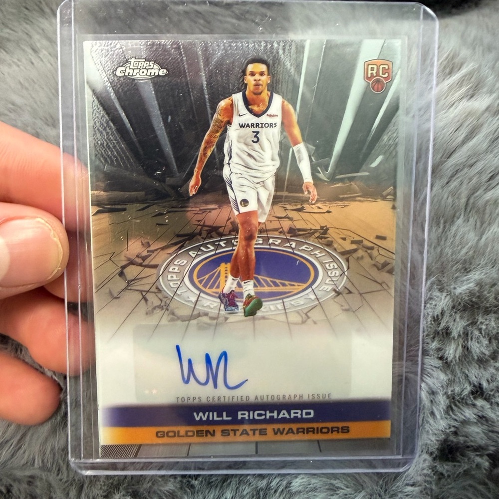 Will Richard rookie autograph panini topps chrome.